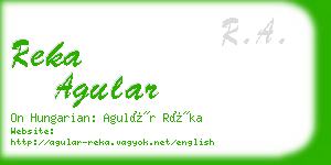 reka agular business card